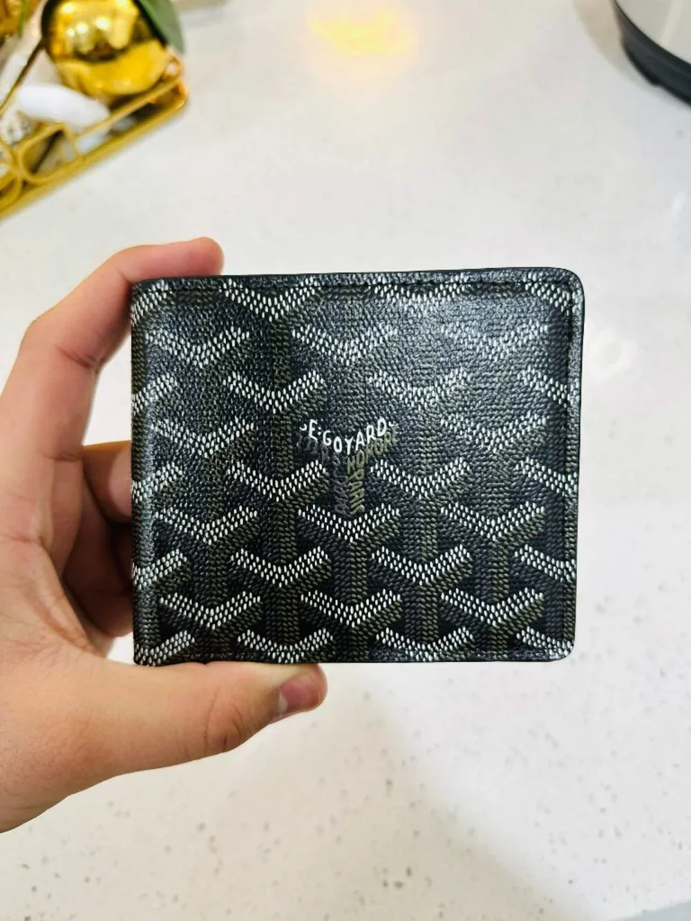 Goyard Victorie Wallet Black Leather | New With Box |